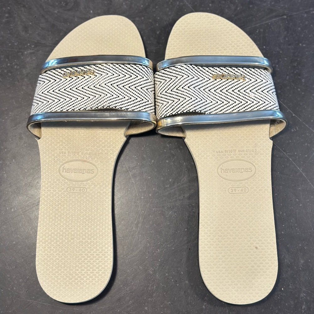 Havianas You Trancoso Premium Sandal - Sand Gray - Size 9/10